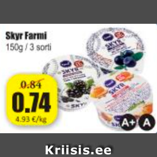 Allahindlus - Skyr Farmi