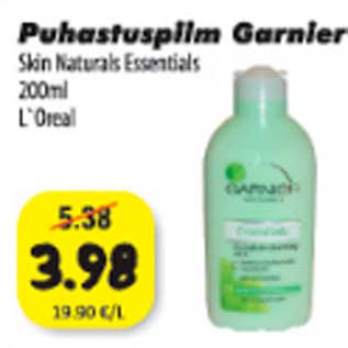 Allahindlus - Puhastuspiim Garnier 200 ml