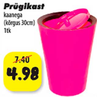 Allahindlus - Prügikast kaanega (kõrgus 30cm) 1tk