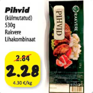 Allahindlus - Pihvid (külmutatud) 530 g