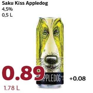 Allahindlus - Saku Kiss Appledog 4,5% 0,5 L