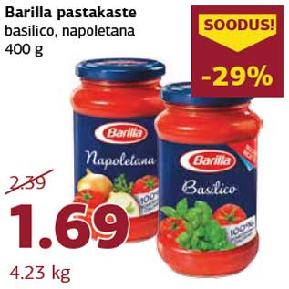 Allahindlus - Barilla pastakaste