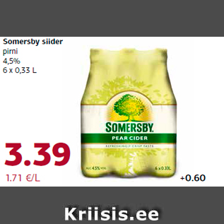 Allahindlus - Somersby siider