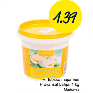 Allahindlus - Virtuosso majonees Provansal Lahja, 1 kg