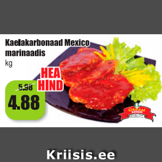 Allahindlus - Kaelakarbonaad Mexico marinaadis kg