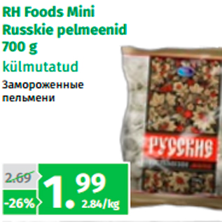 Allahindlus - RH Foods Mini Russkie pelmeenid 700 g