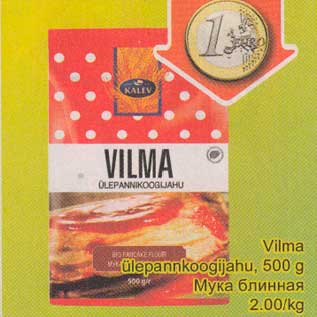 Allahindlus - Vilma ülepannkoogijahu, 500 g