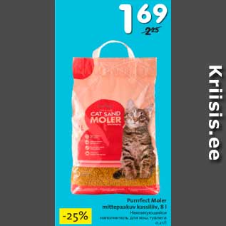 Allahindlus - Purrrfect Moler mittepaakuv kassiliiv, 8 l