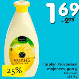 Allahindlus - Tarplan Provansaal majonees, 900 g