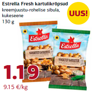 Allahindlus - Estrella Fresh kartulikrõpsud