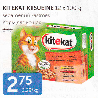 Allahindlus - KITEKAT KIISUEINE 12 X 100 G