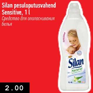 Allahindlus - Silan pesuloputusvahend Sensitive, 1 l