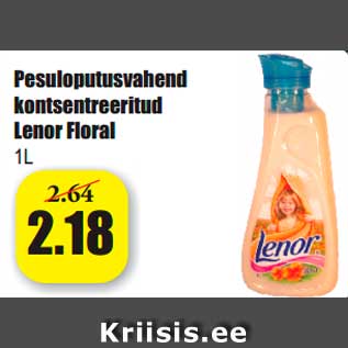 Allahindlus - Pesuloputusvahend kontsentreeritud Lenor Floral 1L