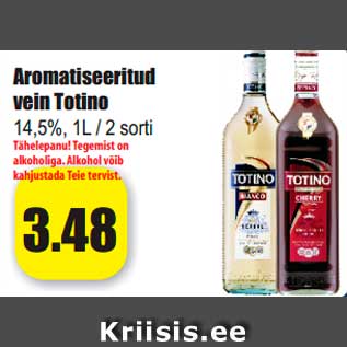 Allahindlus - Aromatiseeritud vein Totino