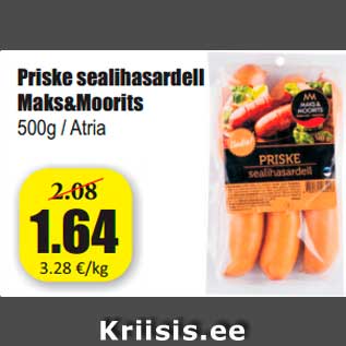 Allahindlus - Priske sealihasardell Maks&Moorits