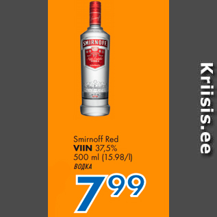 Allahindlus - Smirnoff Red VIIN