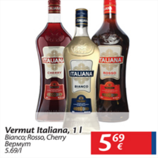 Allahindlus - Vermut Italiana