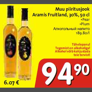 Allahindlus - Muu piiritusjook Aramis Fruitland