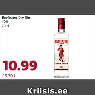 Allahindlus - Beefeater Dry Gin