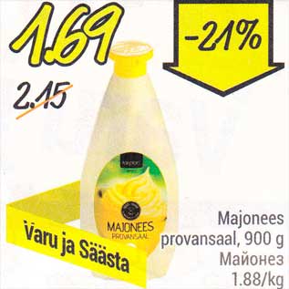 Allahindlus - Majonees provansaal, 900 g