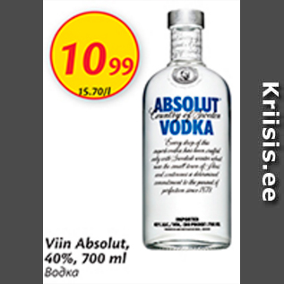 Allahindlus - Viin Absolut