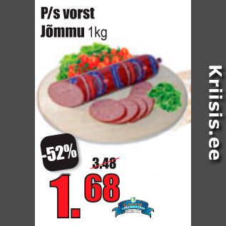 Allahindlus - P/s vorst Jõmmu 1 kg