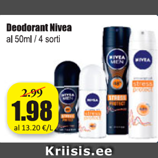 Allahindlus - Deodorant Nivea