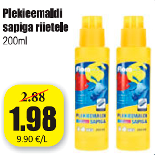 Allahindlus - Plekieemaldi sapiga riietele 200 ml