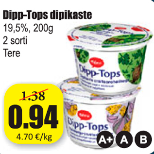 Allahindlus - Dipp-Tops dipikaste