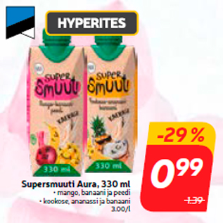 Allahindlus - Supersmuuti Aura, 330 ml