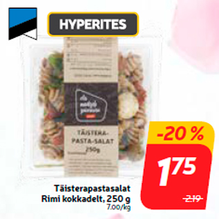 Allahindlus - Täisterapastasalat Rimi kokkadelt, 250 g