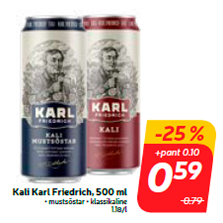 Allahindlus - Kali Karl Friedrich, 500 ml