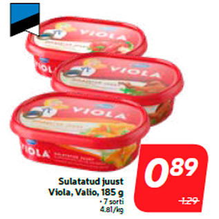 Allahindlus - Sulatatud juust Viola, Valio, 185 g