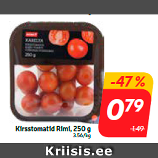 Allahindlus - Kirsstomatid Rimi, 250 g