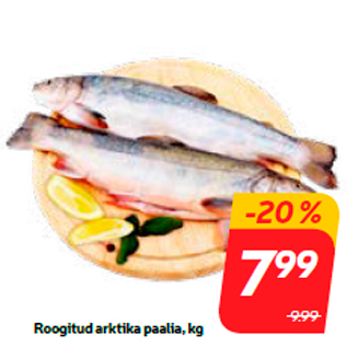 Allahindlus - Roogitud arktika paalia, kg