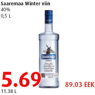 Allahindlus - Saaremaa Winter viin