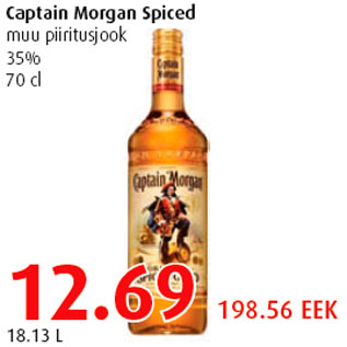 Allahindlus - Captain Morgan Spiced muu piiritusjook