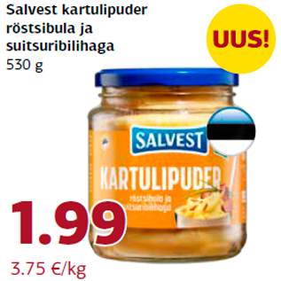 Allahindlus - Salvest kartulipuder röstsibula ja suitsuribilihaga 530 g