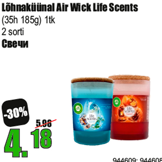 Allahindlus - Lõhnaküünal Air Wick Life Scents