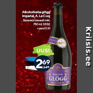 Allahindlus - Alkoholivaba glögg Imperial, A. Le Coq