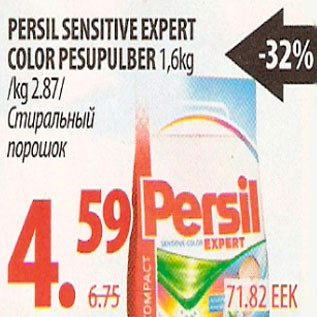 Allahindlus - Persil sensitive expert color pesupulber