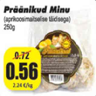 Allahindlus - Präänikud Minu 250 g