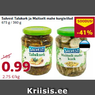 Allahindlus - Salvest Talukurk ja Maitselt mahe kurgiviilud