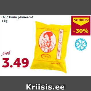 Allahindlus - Uvic Hiina pelmeenid 1 kg