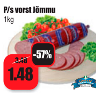 Allahindlus - P/s vorst Jõmmu 1 kg