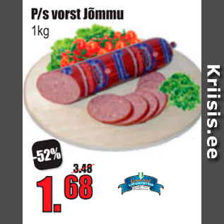 Allahindlus - P/S vorst Jõmmu 1 kg