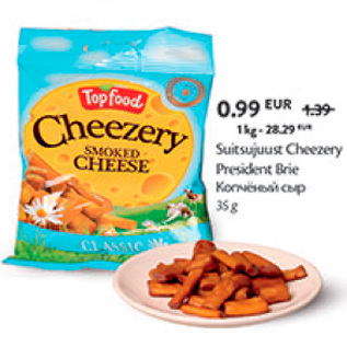 Allahindlus - Suitsujuust Cheezery President Brie 35 g