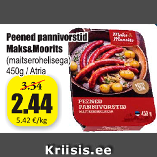 Allahindlus - Peened pannivorstid Maks & Moorits