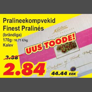 Allahindlus - Pralineekompvekid Finest Pralines