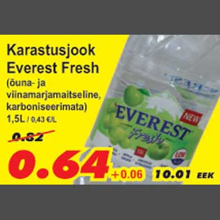 Allahindlus - Karastusjook Everest Fresh